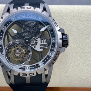 Đồng Hồ Roger Dubuis Excalibur Spider Titanium Màu Đen Chế Tác Tourbillon 45mm (9)