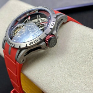 Đồng Hồ Roger Dubuis Excalibur Spider Titanium Màu Đỏ Chế Tác Tourbillon 45mm (9)