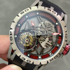 Đồng Hồ Roger Dubuis Excalibur Spider Titanium RDDBEX0545 Tourbillon Chế Tác BBR 45mm (6)