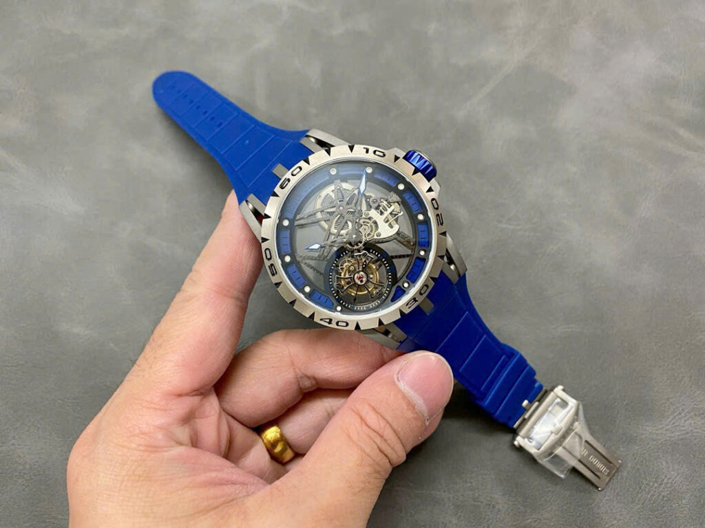 Đồng Hồ Roger Dubuis Excalibur Spider Tourbillon Replica Cao Cấp Xưởng BBR 45mm (1)