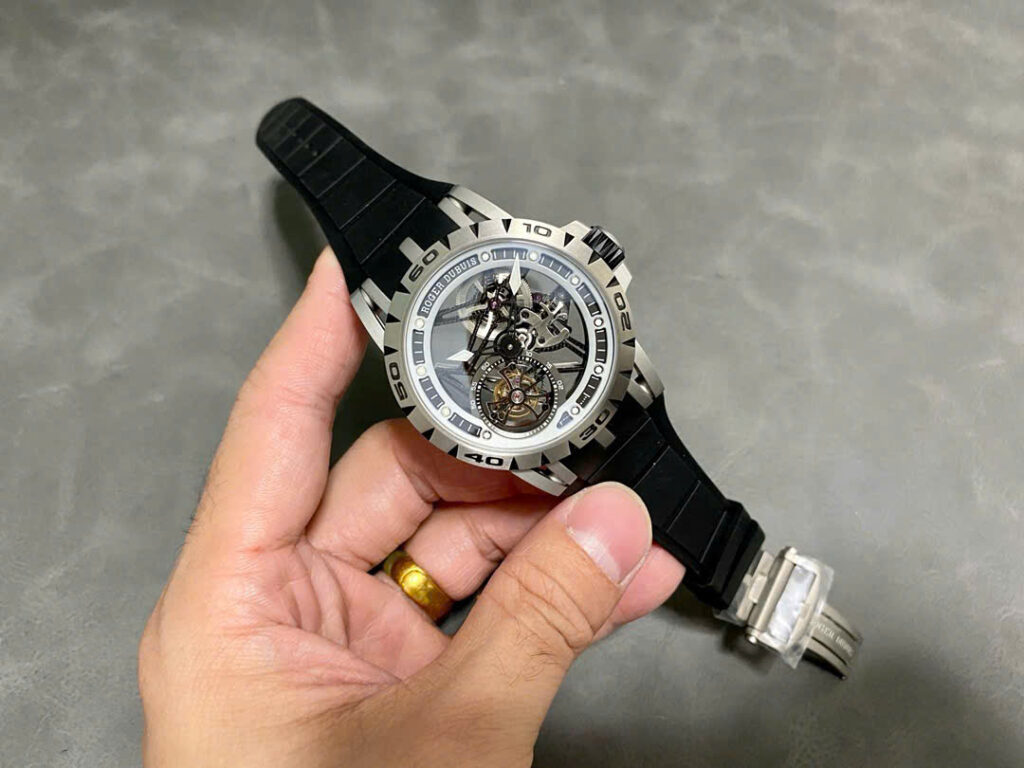 Đồng Hồ Roger Dubuis Excalibur Tourbillon Chế Tác Cao Cấp Nhất Nhà Máy TS 45mm (9)