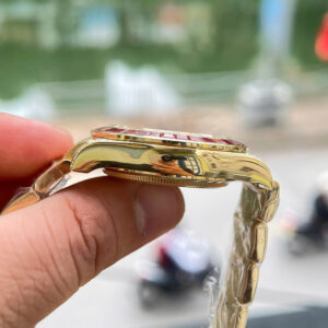 Đồng Hồ Rolex Daytona 126598TRU Vàng Nguyên Khối Đính Ruby Đỏ 40mm (1)