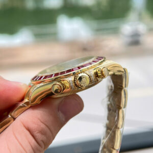 Đồng Hồ Rolex Daytona 126598TRU Vàng Nguyên Khối Đính Ruby Đỏ 40mm (1)