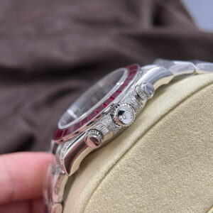 Đồng Hồ Rolex Daytona 126599TRU Chế Tác Vàng Nguyên Khối Đá Ruby Đỏ 40mm (2)