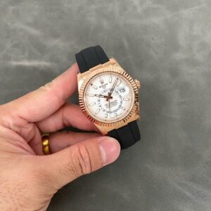 Đồng Hồ Rolex Sky Dweller 326235 Mặt Trắng Trọng Lượng 190 Grams Xưởng ZF 42mm (9)