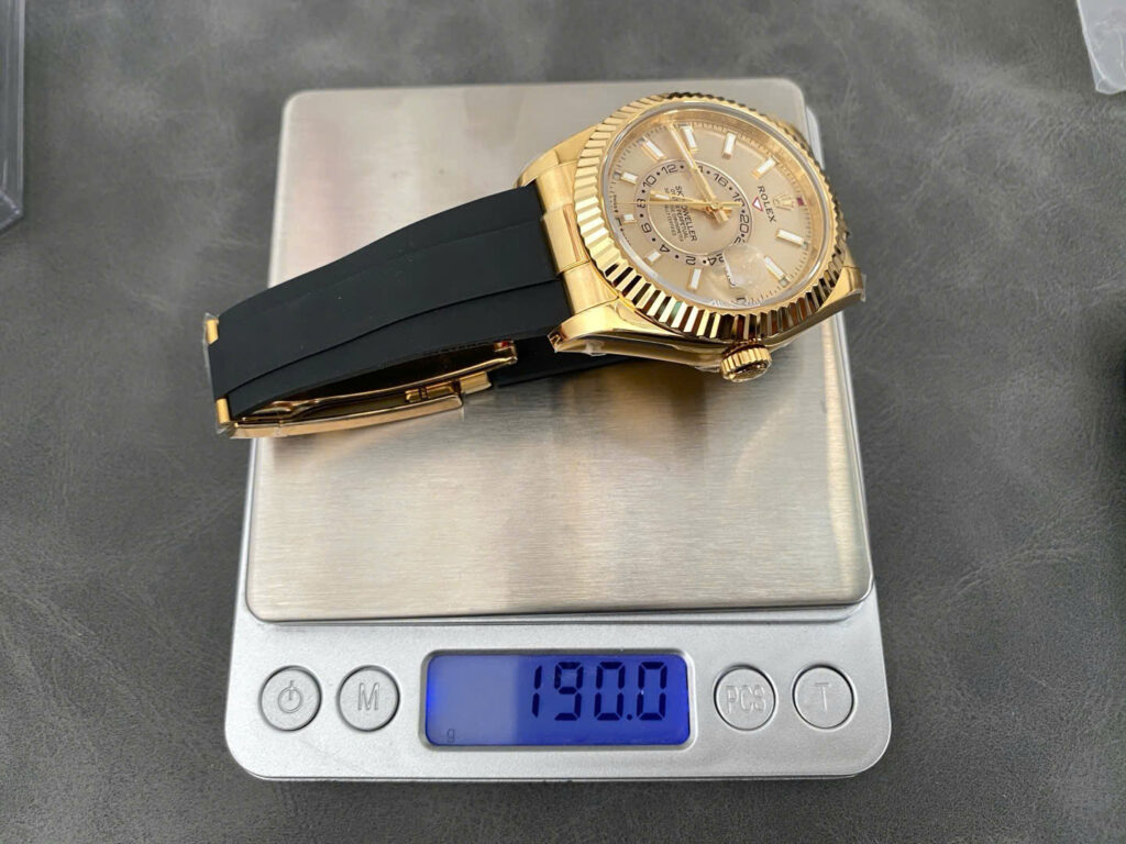 Đồng Hồ Rolex Sky Dweller 326238 Chế Tác Trọng Lượng 190 Grams Xưởng ZF 42mm (10)