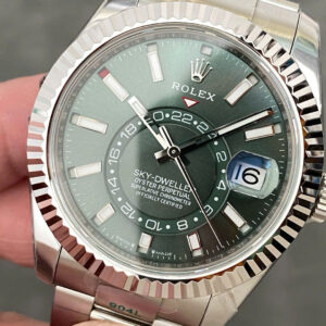 Đồng Hồ Rolex Sky Dweller 336934 Mặt Số Xanh Lá Chế Tác Nhà Máy ZF V2 42mm (6)