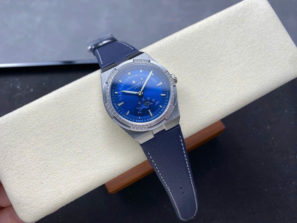 Đồng Hồ Vacheron Constantin Overseas 4500V Đính Đá Replica 11 41mm (9)