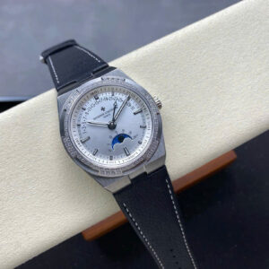 Đồng Hồ Vacheron Constantin Overseas 4500V Mặt Trắng Đính Đá Replica 41mm (3)