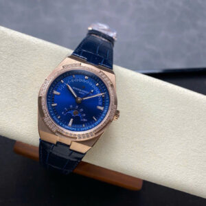 Đồng Hồ Vacheron Constantin Overseas 4500V Màu Xanh Dương Đính Đá 41mm (9)