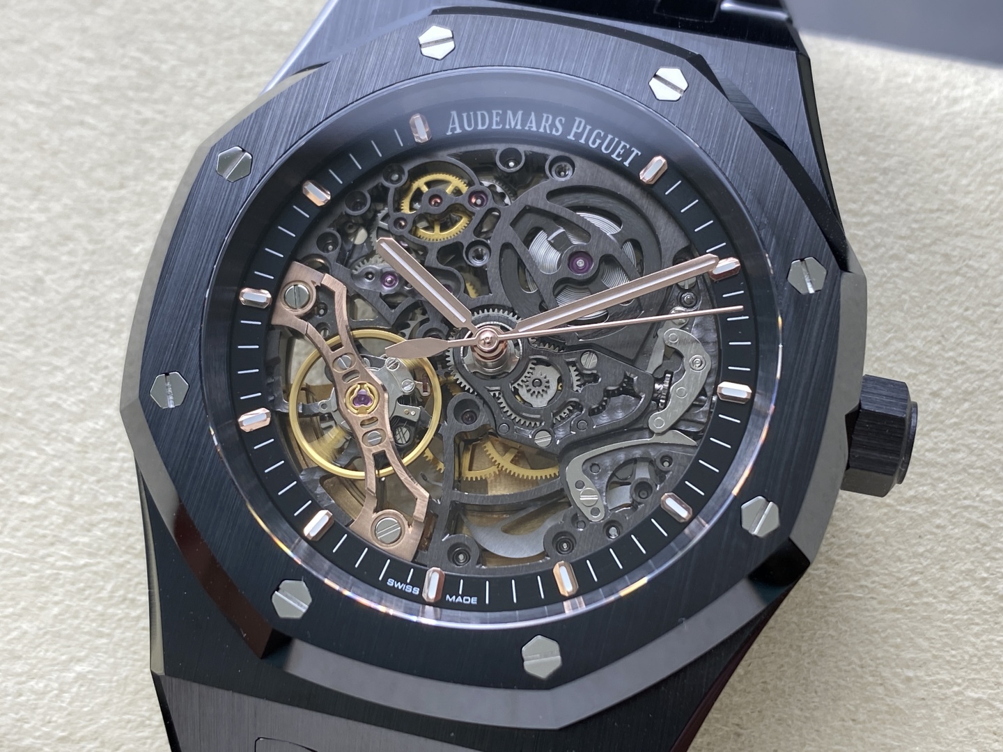 Đồng Hồ Audemars Piguet Royal Oak 15416CE Chế Tác Vỏ Gốm Đen THB Factory 41mm (8) Đồng Hồ Audemars Piguet Royal Oak 15416CE Chế Tác Vỏ Gốm Đen THB Factory 41mm (1)