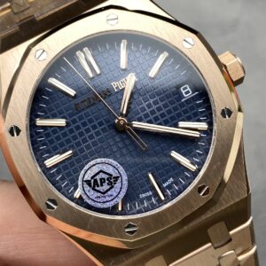 Đồng Hồ Audemars Piguet Royal Oak 15510OR Mặt Xanh Dương Nhà Máy APS 41mm (1)