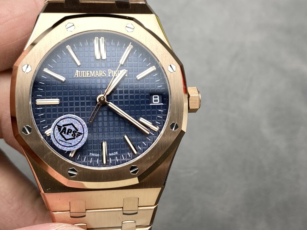 Đồng Hồ Audemars Piguet Royal Oak 15510OR Mặt Xanh Dương Nhà Máy APS 41mm (1)