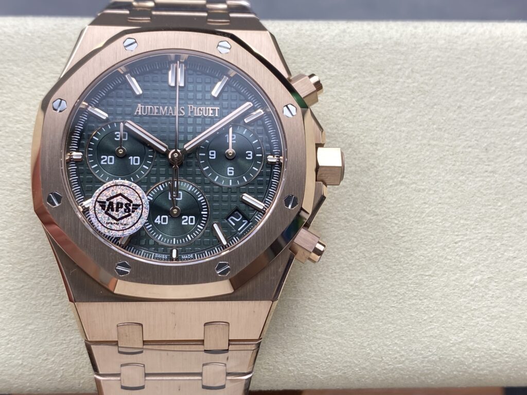 Đồng Hồ Audemars Piguet Royal Oak 26240OR Mặt Xanh Lá Cây Nhà Máy APS 41mm (12)