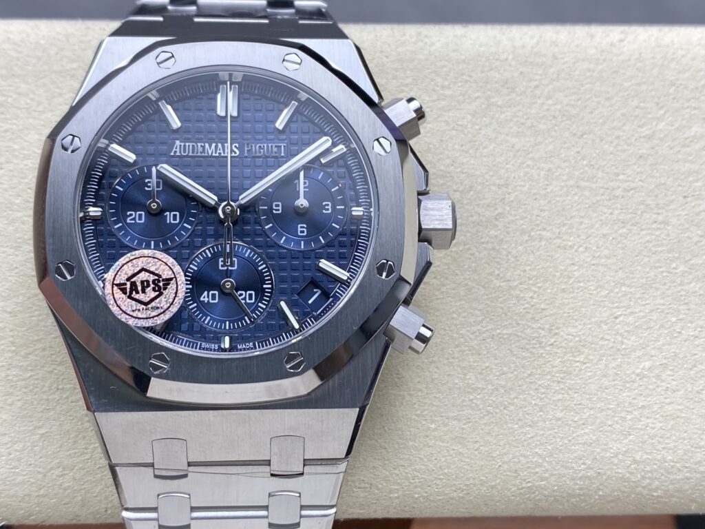 Đồng Hồ Audemars Piguet Royal Oak 26240ST Mặt Xanh Dương Nhà Máy APS 41mm (8)
