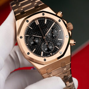 Đồng Hồ Audemars Piguet Royal Oak Chronograph 26240OR Mặt Đen Rep 11 41mm (4)