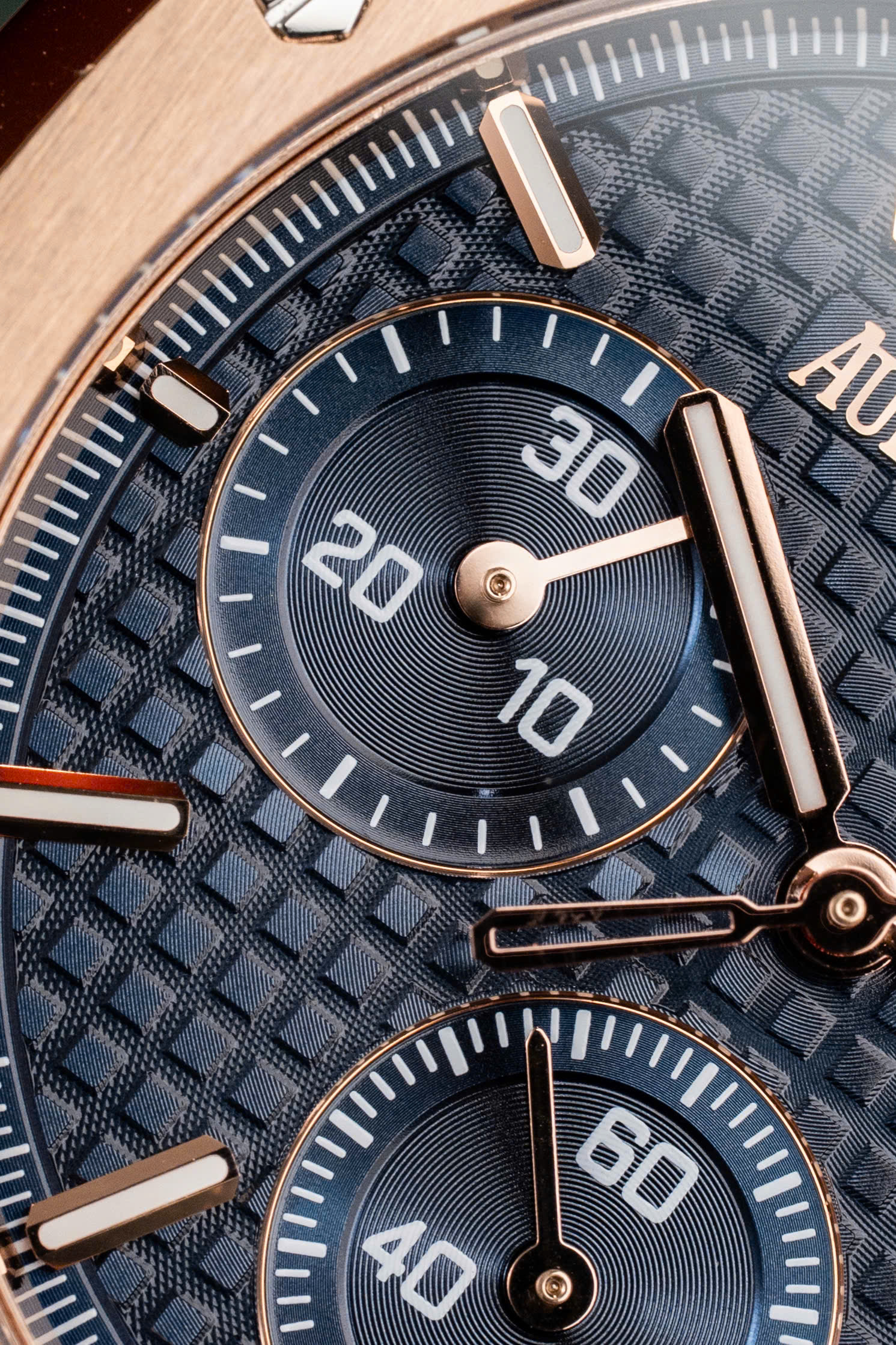 Đồng Hồ Audemars Piguet Royal Oak Chronograph 26240OR Mặt Xanh Dương 41mm (4)