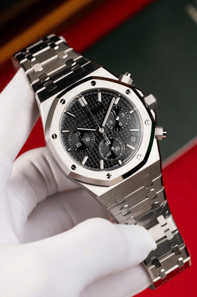 Đồng Hồ Audemars Piguet Royal Oak Chronograph 26240ST Mặt Đen Rep 11 41mm (5)