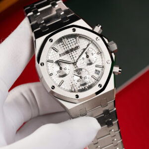 Đồng Hồ Audemars Piguet Royal Oak Chronograph 26240ST Mặt Trắng Rep 11 41mm (5)
