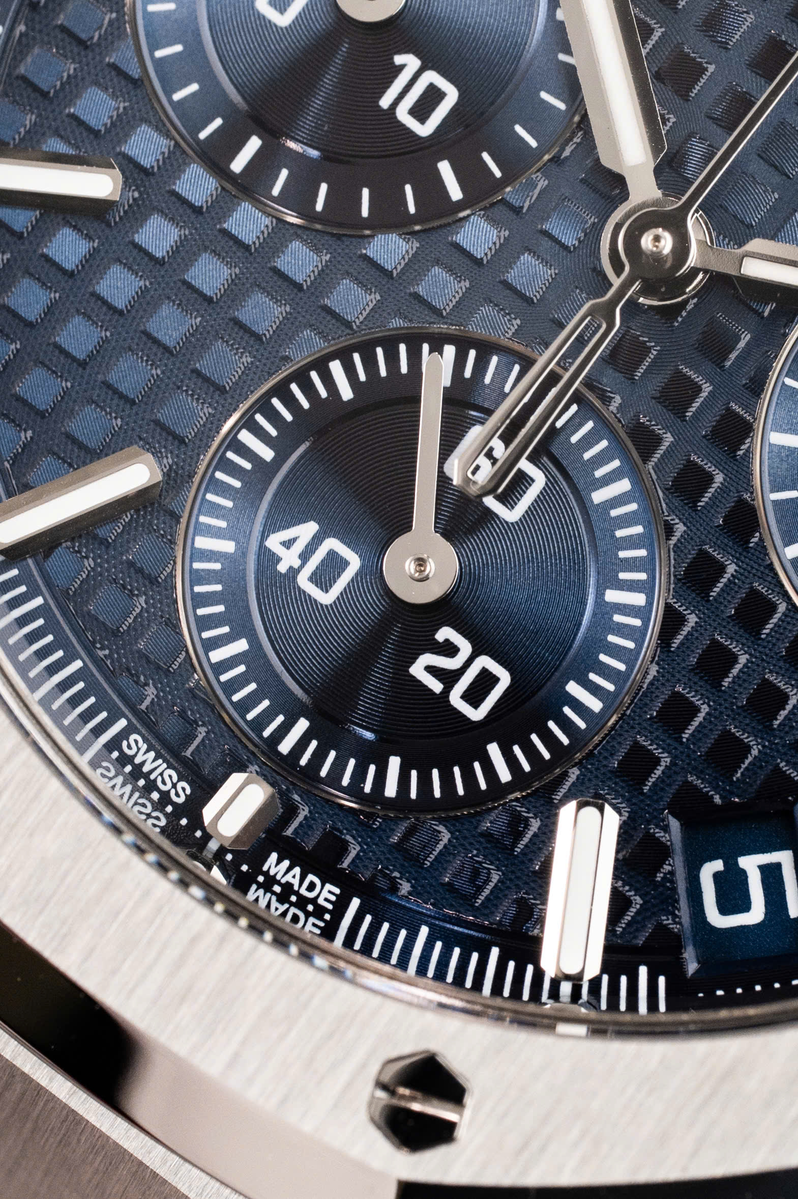 Đồng Hồ Audemars Piguet Royal Oak Chronograph 26240ST Mặt Xanh Rep 11 41mm (7)