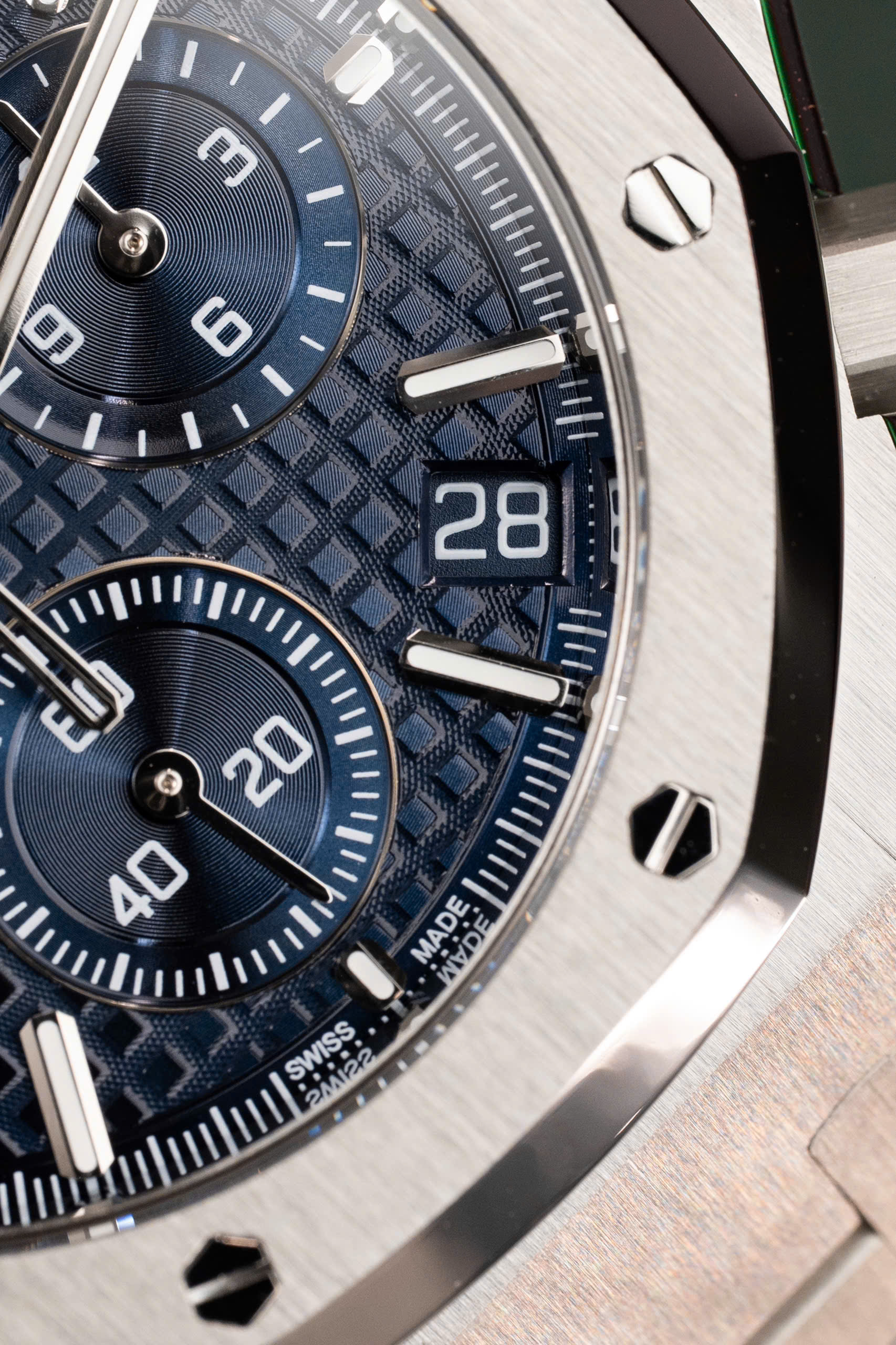 Đồng Hồ Audemars Piguet Royal Oak Chronograph 26240ST Mặt Xanh Rep 11 41mm (8)