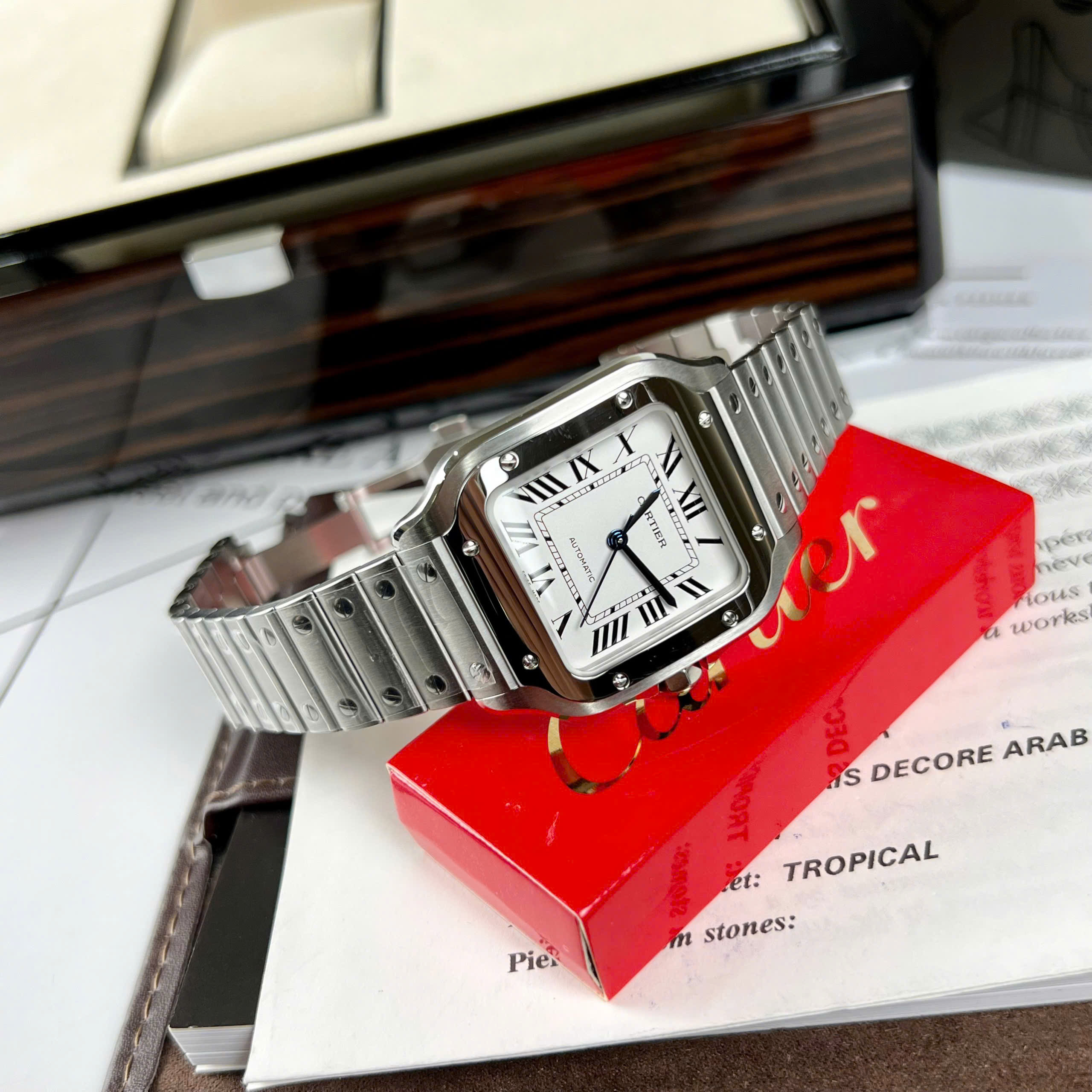 Đồng Hồ Cartier Santos de Cartier Replica Cao Cấp Mặt Trắng Xưởng BV (8) Đồng Hồ Cartier Santos de Cartier Replica Cao Cấp Mặt Trắng Xưởng BV (9)