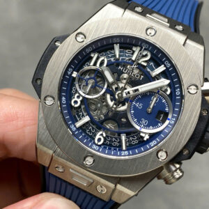 Đồng Hồ Hublot Big Bang Unico Titanium Dây Cao Su One Click Rep 11 Xưởng BBF 42mm (5)