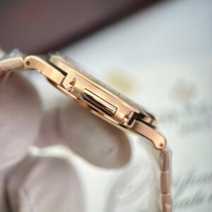 Đồng Hồ Patek Philippe Nautilus 5723 Chế Tác Bọc Vàng Hồng Đính Moissanite Xưởng 3K 40mm (1)