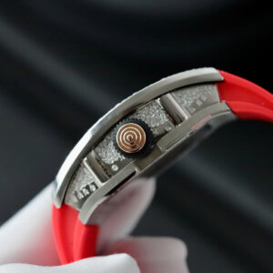 Đồng Hồ Richard Mille RM007 Nữ Đính Full Kim Cương Nhân Tạo Moissanite Màu Đỏ 36mm (2)