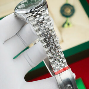 Đồng Hồ Rolex DateJust 126234 Rep 1 1 Mặt Xanh Cây Lá Nhà Máy Clean 36mm (1)