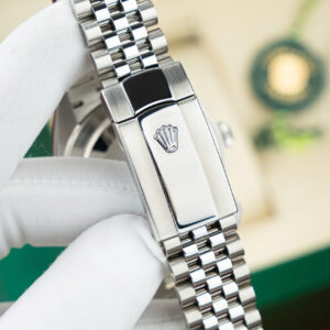 Đồng Hồ Rolex DateJust 126300 Rep 1 1 Mặt Xanh Niềng Trơn Xưởng VS 41mm (3)