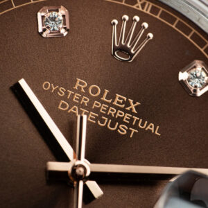Đồng Hồ Rolex DateJust 126331 Bọc Vàng Mặt Chocolate Rep 1 1 Xưởng GM V5 41mm (1)