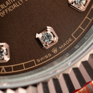 Đồng Hồ Rolex DateJust 126331 Bọc Vàng Mặt Chocolate Rep 1 1 Xưởng GM V5 41mm (1)