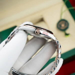 Đồng Hồ Rolex DateJust 126331 Bọc Vàng Mặt Chocolate Rep 1 1 Xưởng GM V5 41mm (1)