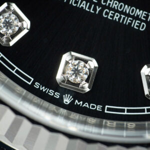 Đồng Hồ Rolex DateJust 126334 Mặt Đen Đính Đá Nhà Máy Clean Rep 1 1 41mm (3)