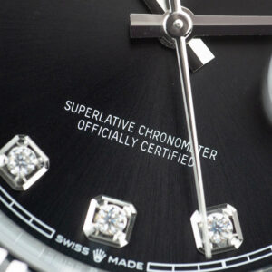 Đồng Hồ Rolex DateJust 126334 Mặt Đen Đính Đá Nhà Máy Clean Rep 1 1 41mm (3)