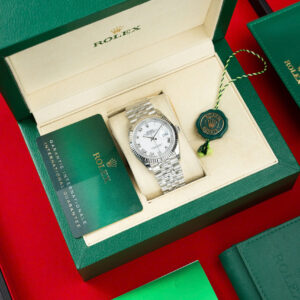 Đồng Hồ Rolex DateJust 126334 Mặt Trắng La Mã Nhà Máy VS Rep 1 1 36mm (10)