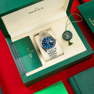 Đồng Hồ Rolex DateJust 126334 Mặt Xanh Dạ Quang Nhà Máy Clean Rep 1 1 41mm (1)