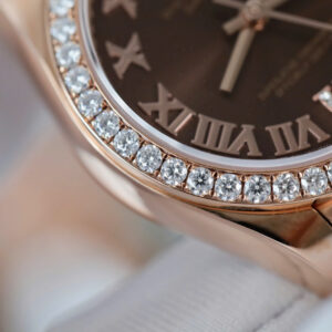 Đồng Hồ Rolex DateJust 278285RBR Bọc Vàng Đính Kim Cương Moissanite 31mm (2)