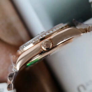 Đồng Hồ Rolex DateJust 278285RBR Bọc Vàng Đính Kim Cương Moissanite 31mm (2)
