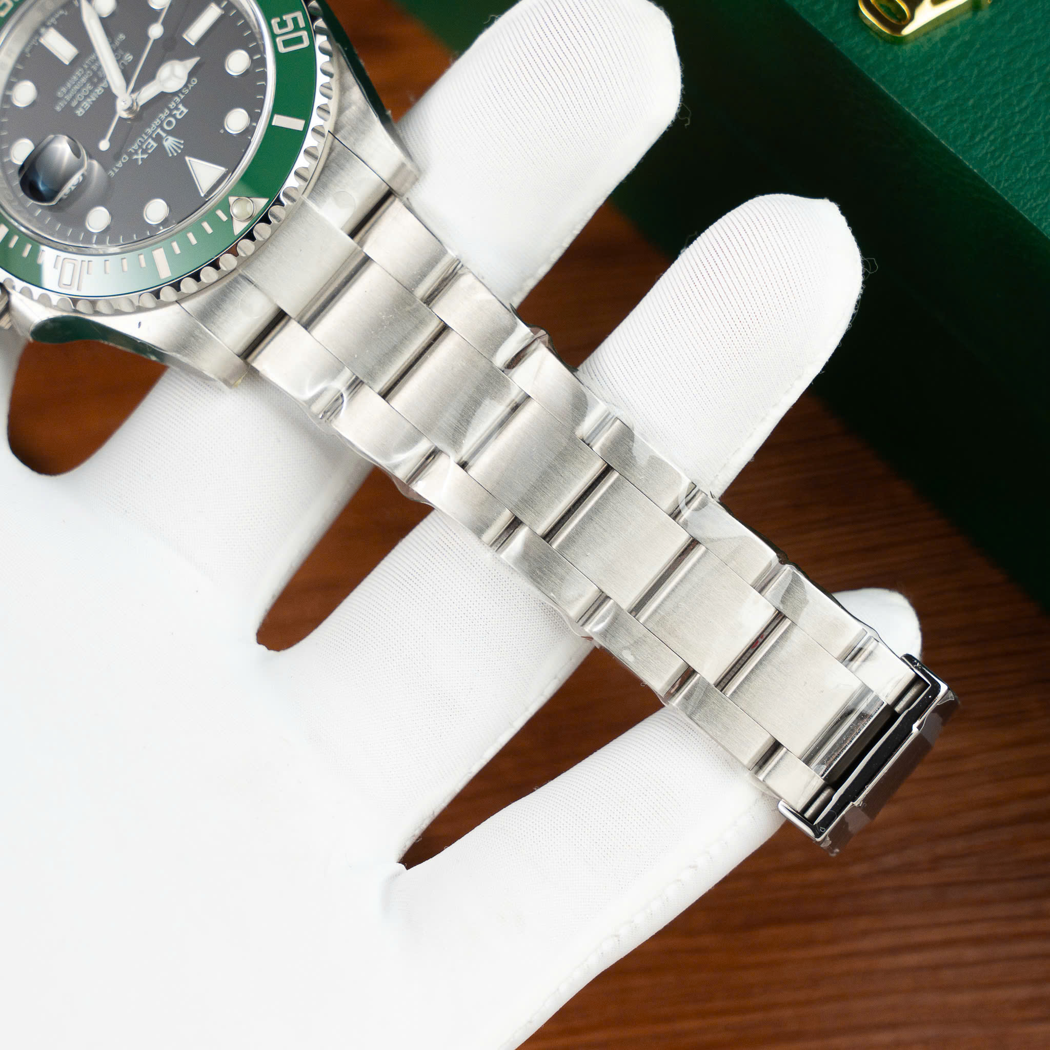 Đồng Hồ Rolex Submariner Starbucks 126610LV Chế Tác Nhà Máy Clean 41mm (12)