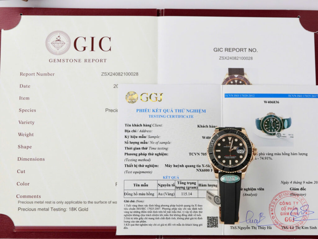 Đồng Hồ Rolex Yacht Master 126655 Chế TácBọc Vàng Hồng 18K Nhà Máy Clean 40mm (8)