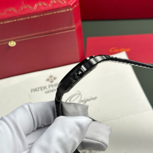 Đồng Hồ Cartier Black ADLC Replica Cao Cấp Dây Da Màu Đen Nhà Máy BV (11)