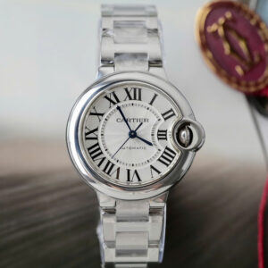 Đồng Hồ Chế Tác Cartier Ballon Bleu Automatic Nữ Mặt Trắng Dây ThépXưởng AF 33mm (2)