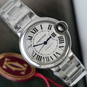 Đồng Hồ Chế Tác Cartier Ballon Bleu Automatic Nữ Mặt Trắng Dây ThépXưởng AF 33mm (2)