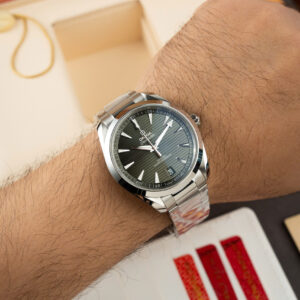 Đồng Hồ Chế Tác Omega Seamaster Aqua Terra 150M Mặt Xanh Lá Xưởng VS 41mm (3)