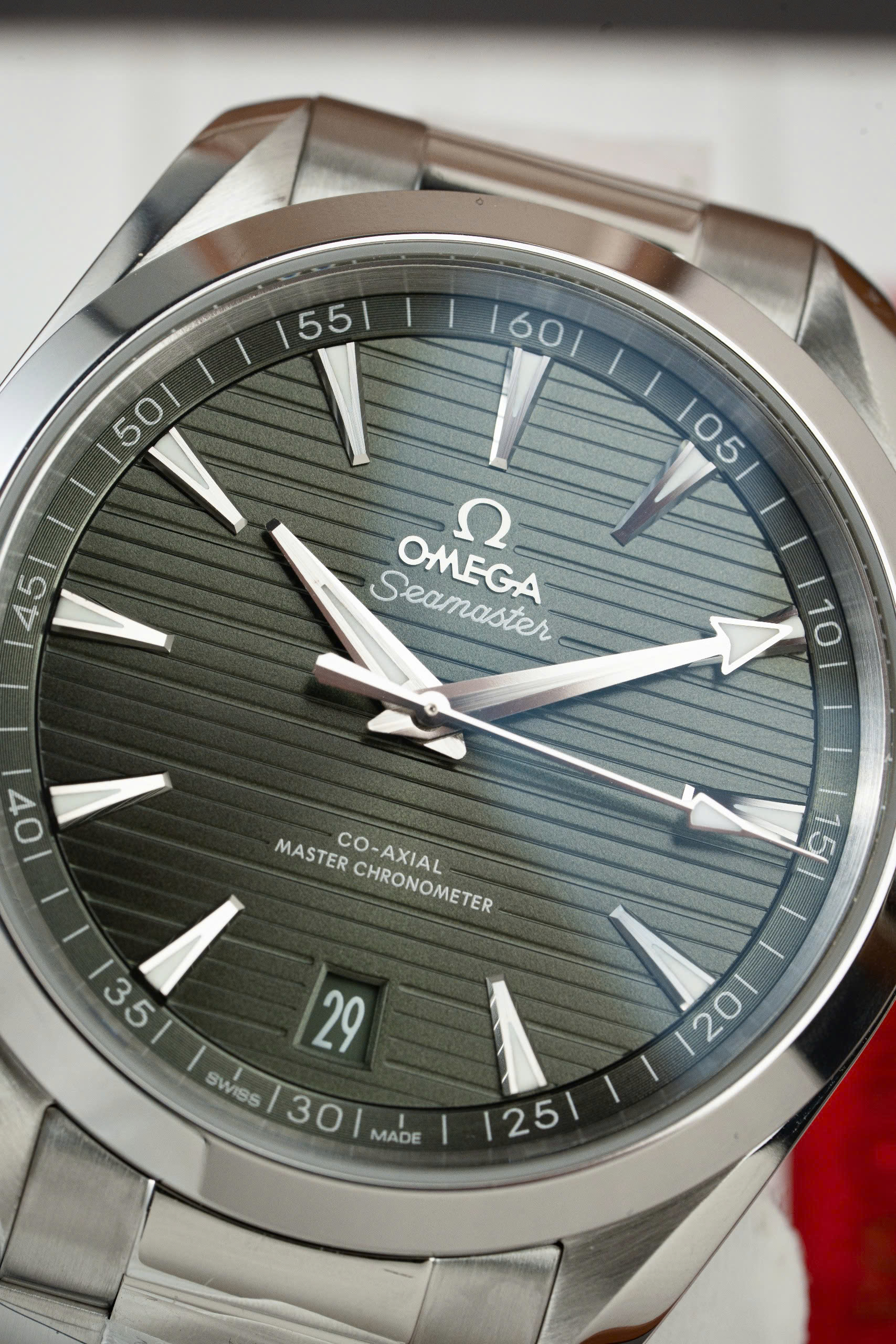 Đồng Hồ Chế Tác Omega Seamaster Aqua Terra 150M Mặt Xanh Lá Xưởng VS 41mm (7)
