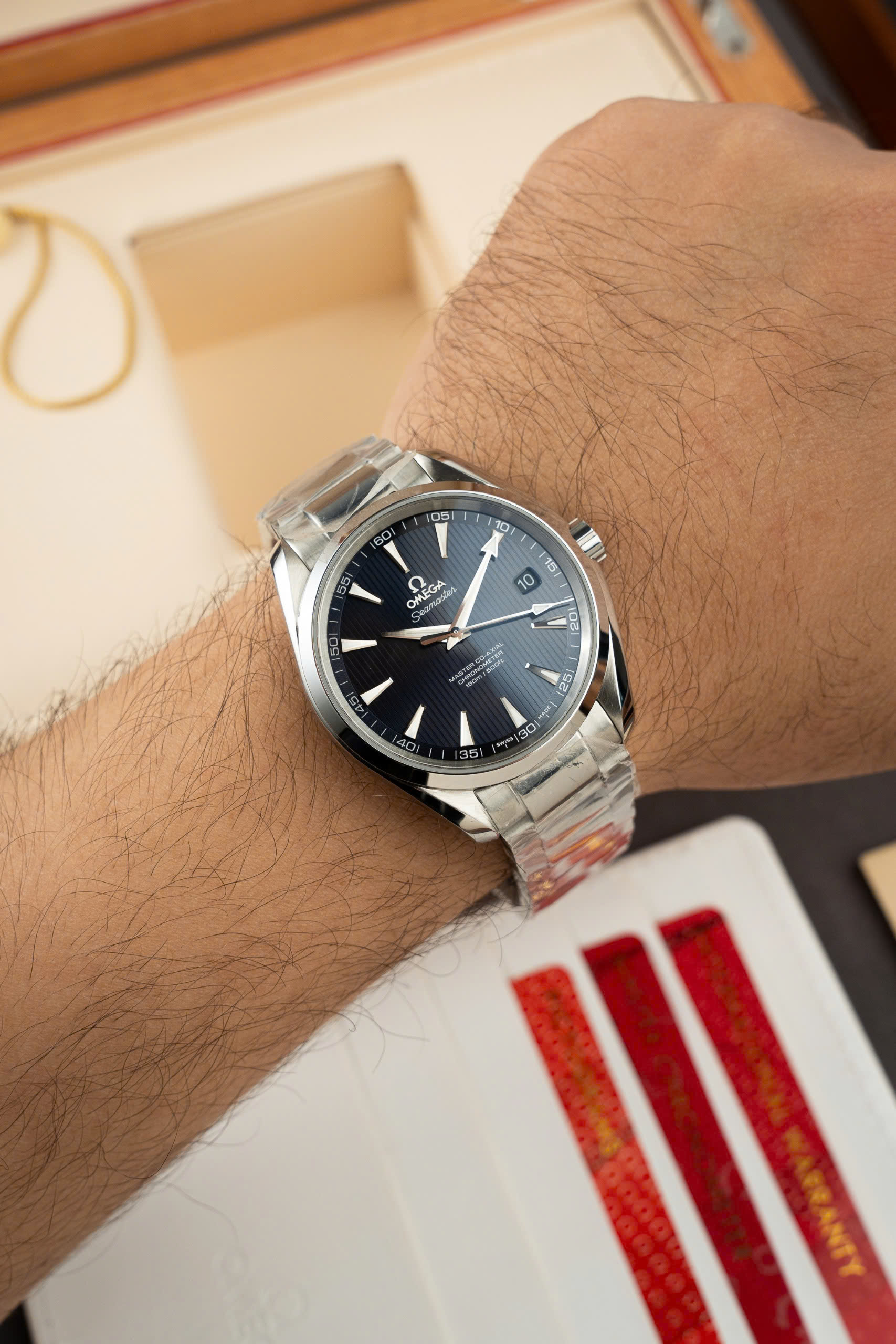 Đồng Hồ Chế Tác Omega Seamaster Aqua Terra 150M Mặt Xanh Than Xưởng VS 41mm (1)