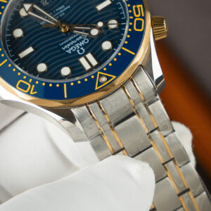 Đồng Hồ Chế Tác Omega Seamaster Diver 300M Demi Gold Nhà Máy VS 42mm (1)