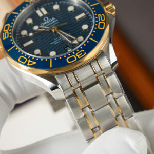 Đồng Hồ Chế Tác Omega Seamaster Diver 300M Demi Gold Nhà Máy VS 42mm (1)